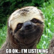 Trading Card Sloth